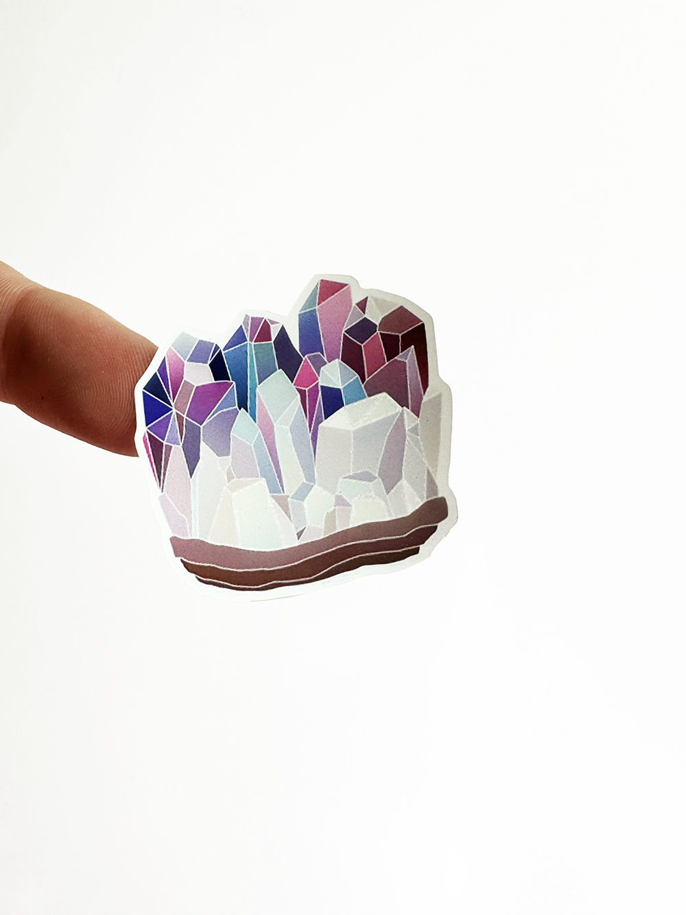 Crystals 4"x7" Sticker Sheet