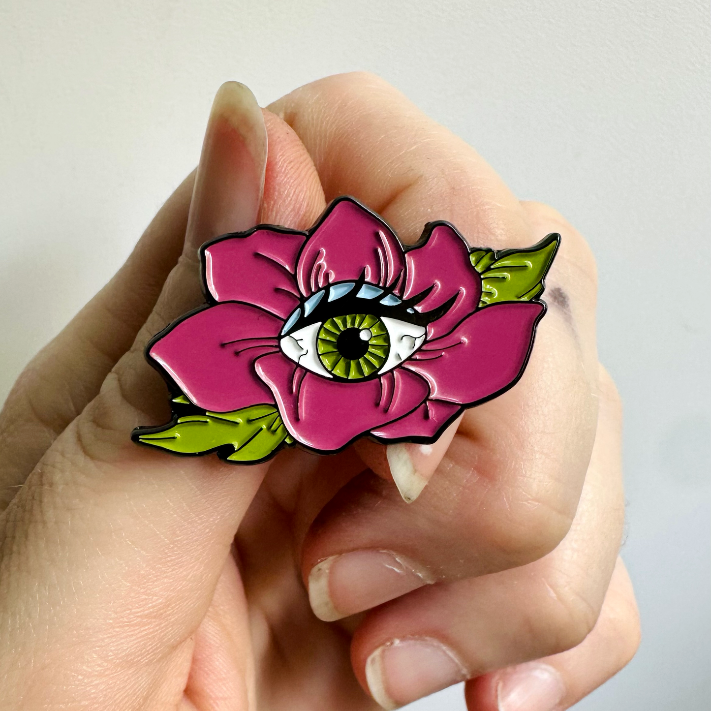 Eye-Bloom Enamel Pin