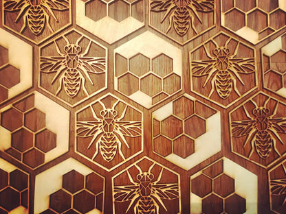 Honey Comb Bee Coasters