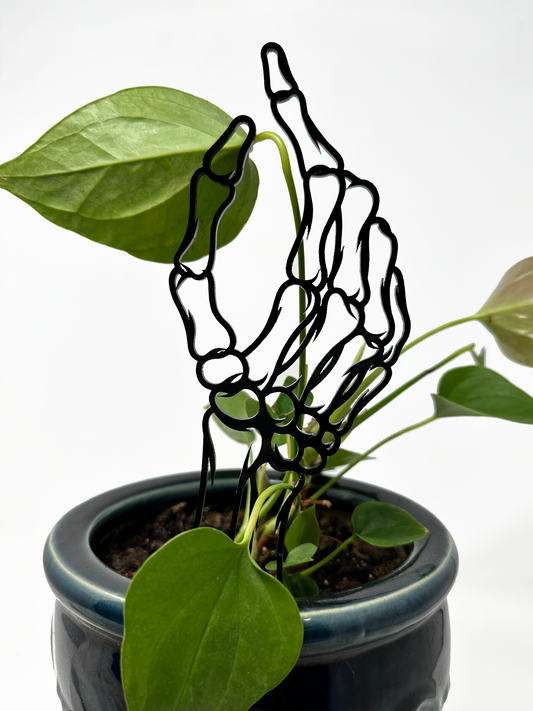 Skeleton Hand Acrylic Plant Support/Trellis