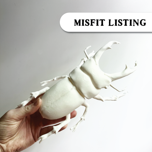 MISFIT LISTING - Giant Beetle - White Stag