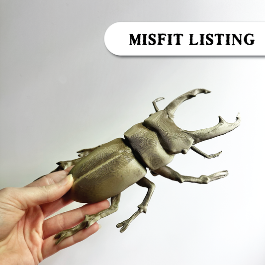 MISFIT LISTING - Giant Beetle - Gold Stag