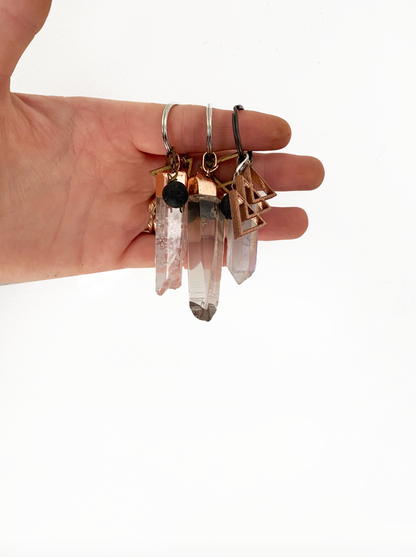 Dipped Crystal Keychain