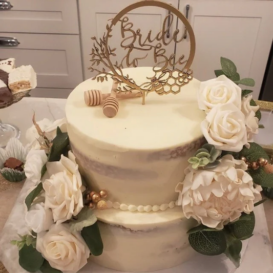 Bride to Bee Cake Topper