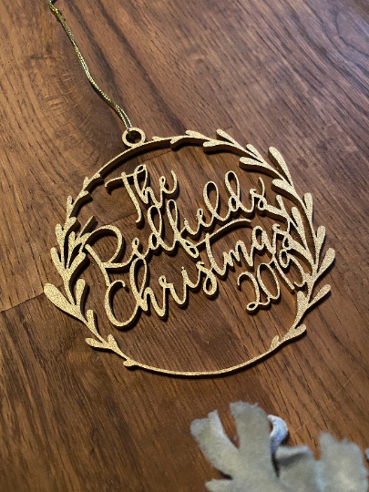 Personalized Name Christmas Ornament