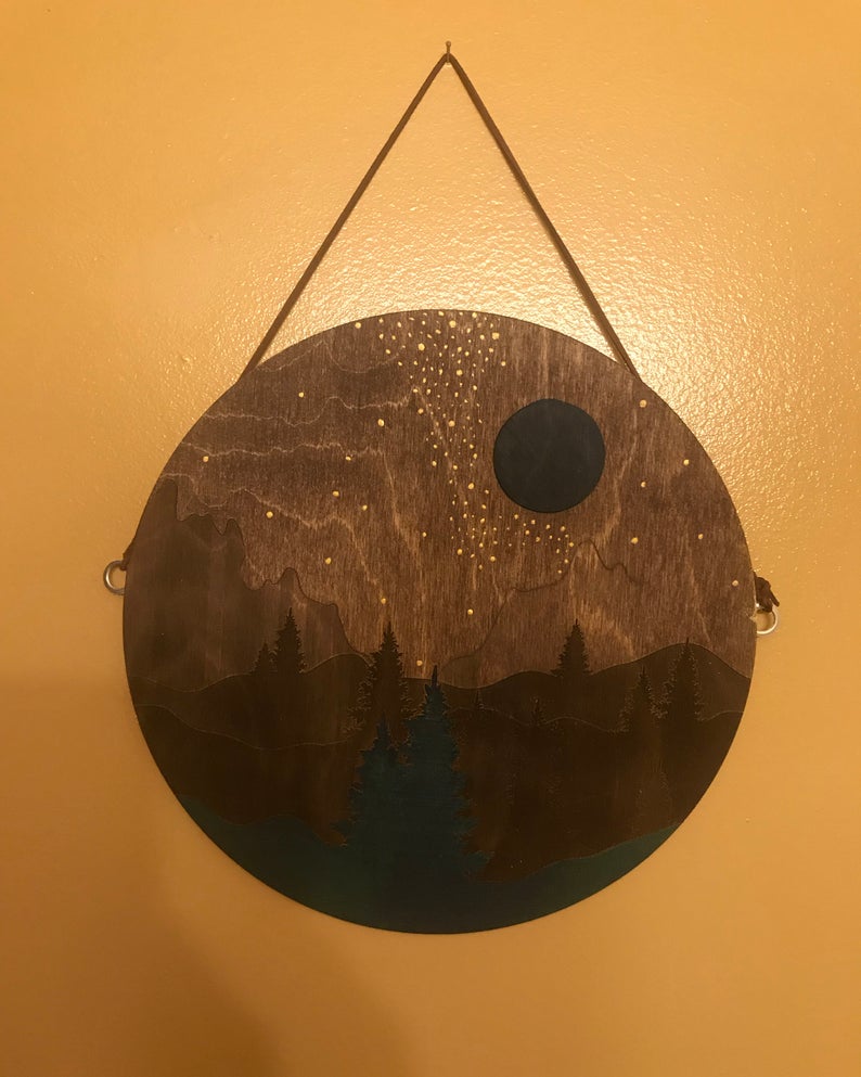 Night Sky Filled with Stars Wall Art