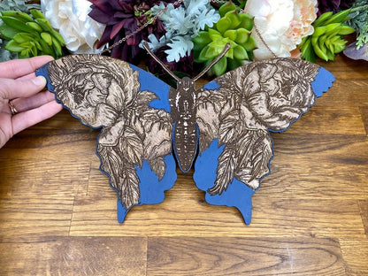 Floral Butterfly Wall Hanging