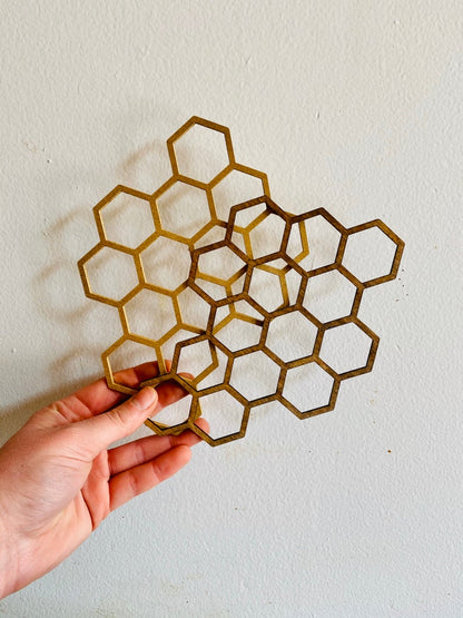 Bee Honeycomb Wall Hanging