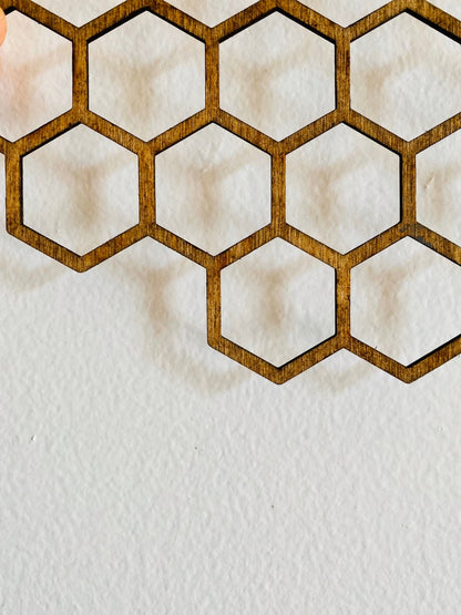 Bee Honeycomb Mobile Hanging