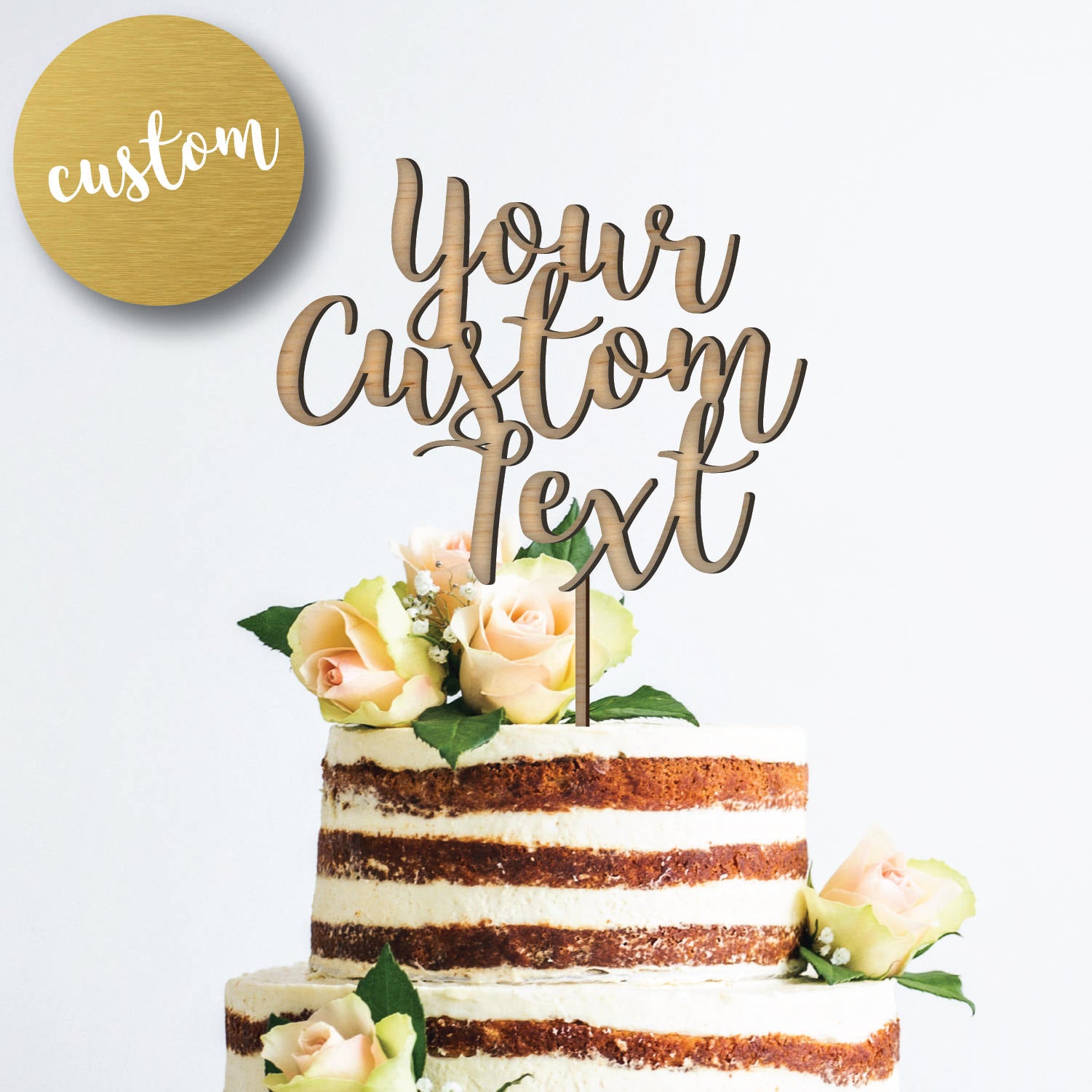 Custom Cake Topper – C/SA creative