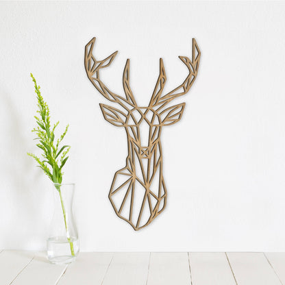 Geometric Deer Wall Art