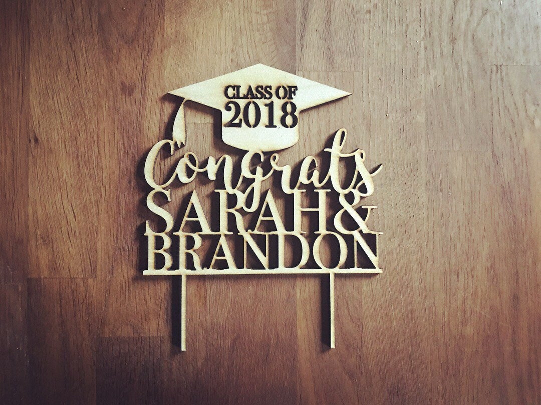 Custom Graduation Cake Topper – C/SA creative