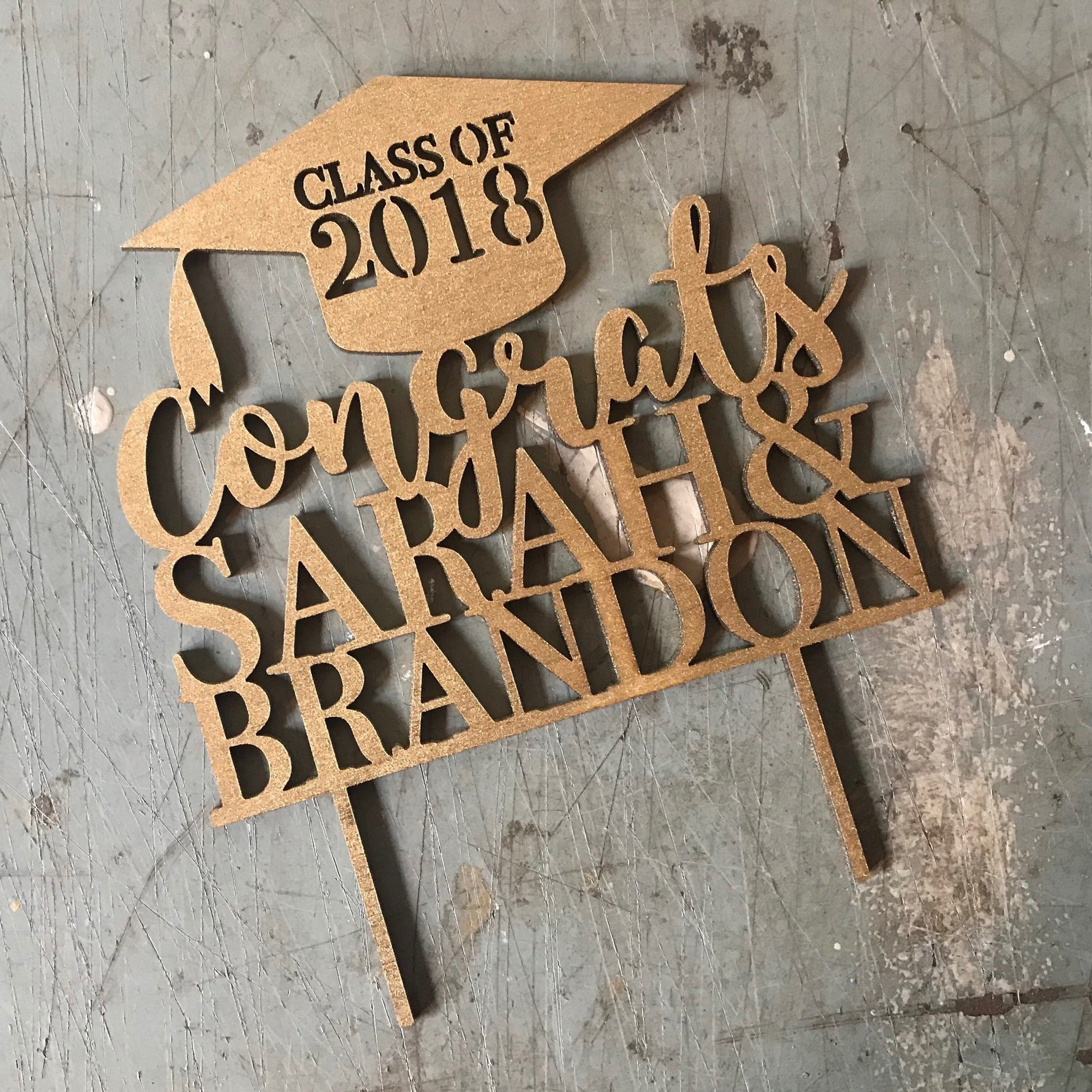 Custom Graduation Cake Topper – C/SA creative