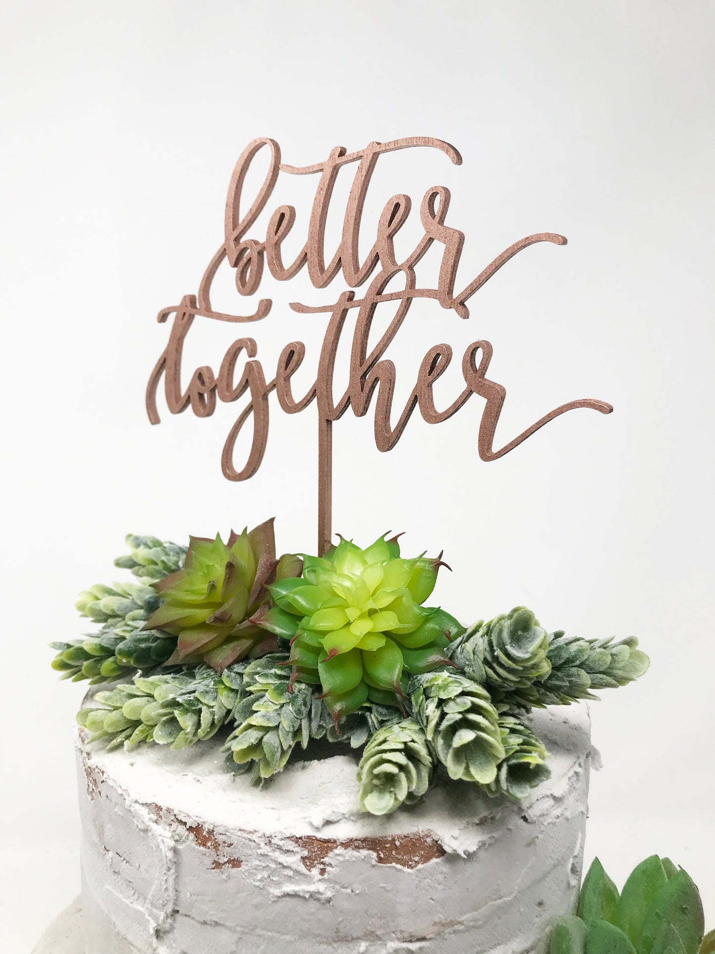 Better Together Wedding Cake Topper