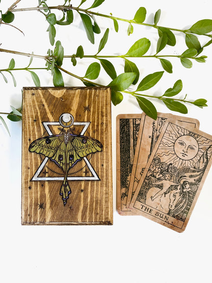 Luna Moth Tarot Box