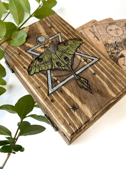 Luna Moth Tarot Box