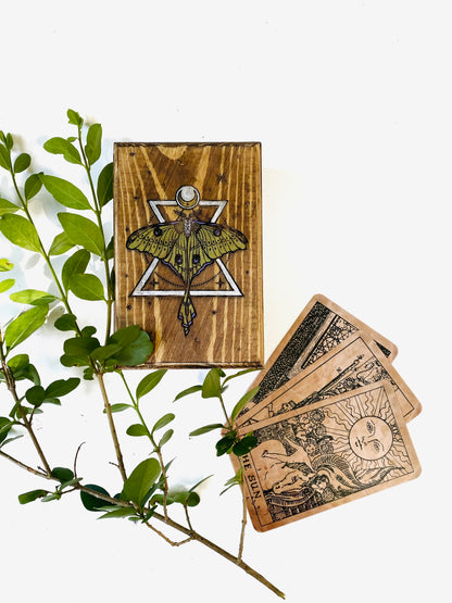 Luna Moth Tarot Box